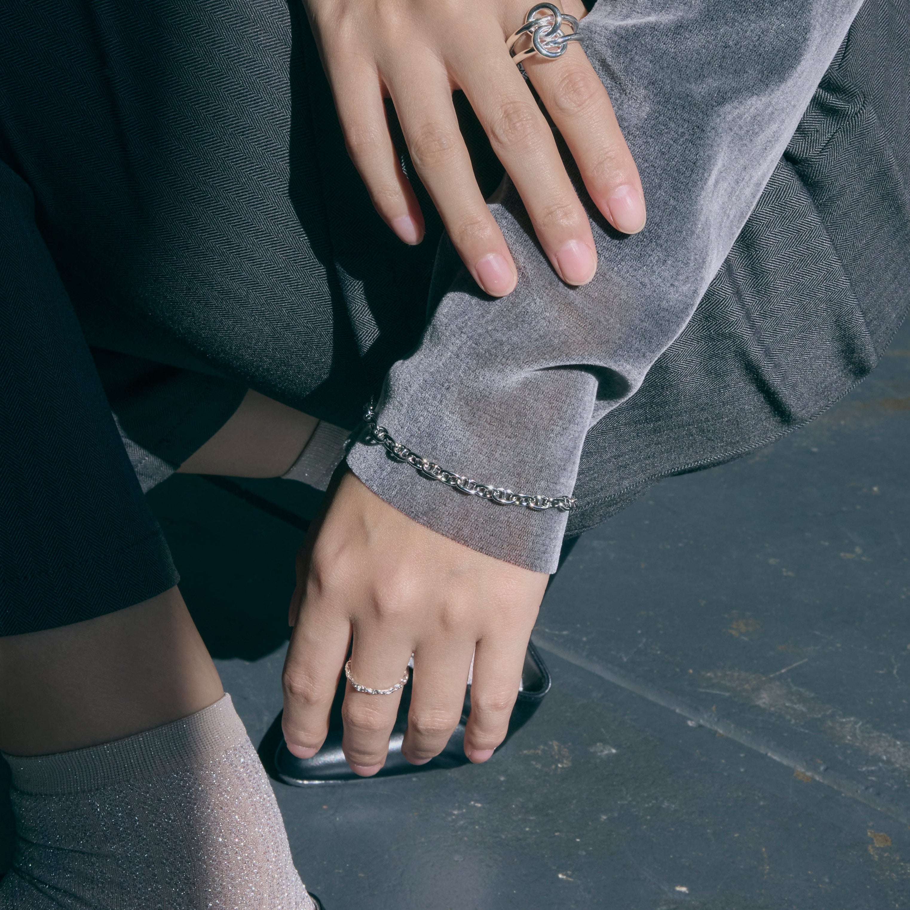 Pair product] Chain bracelet & Lily Chaine bracelet – GRAiL