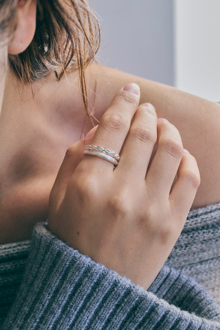 double layered ring