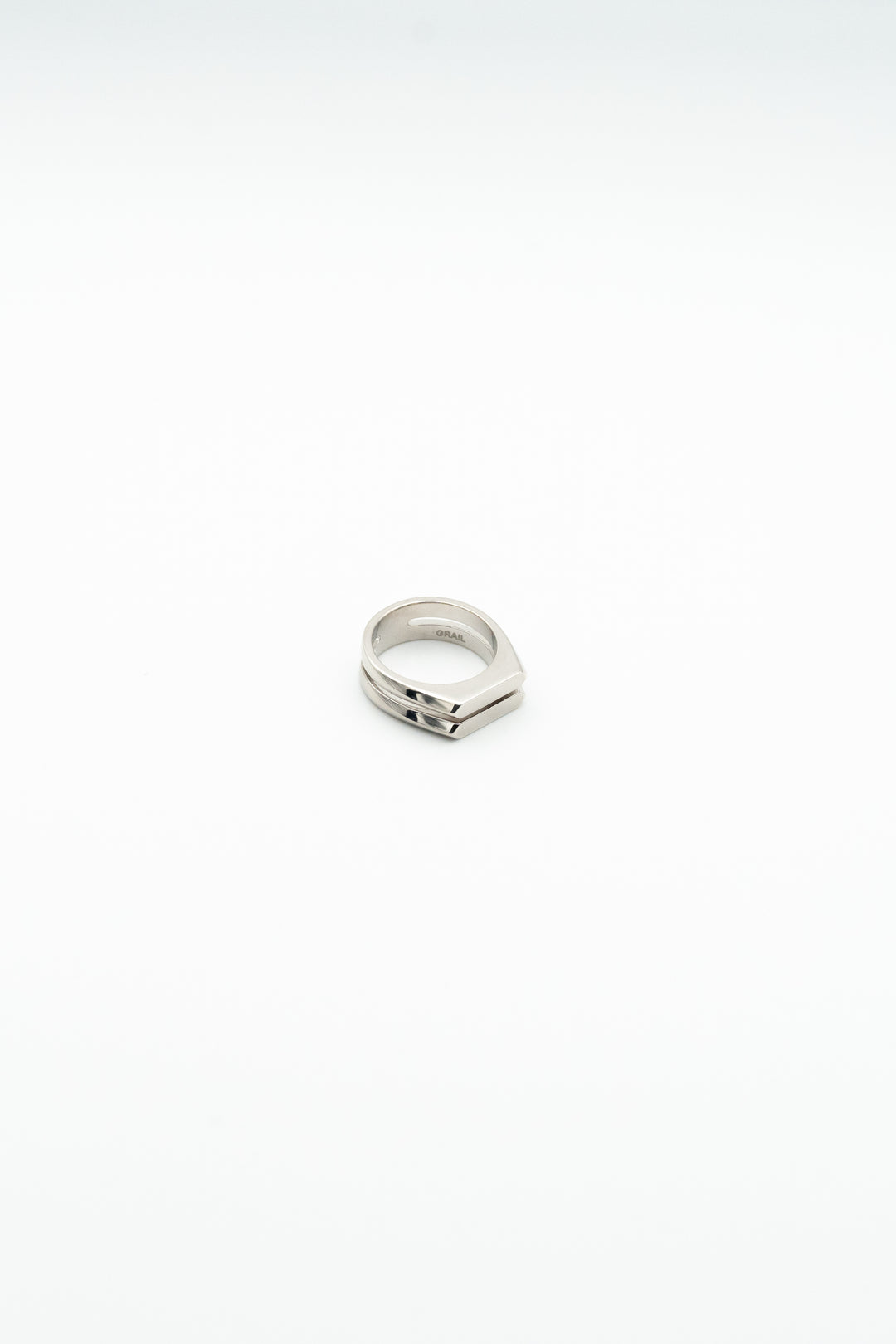 layered signet ring
