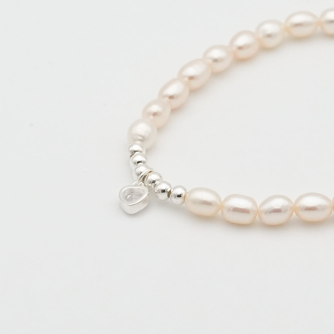 heart beads bracelet
