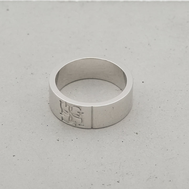 Cross logo ring 【SILVER logo】