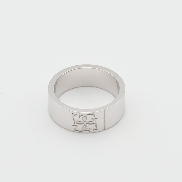 Cross logo ring 【SILVER logo】