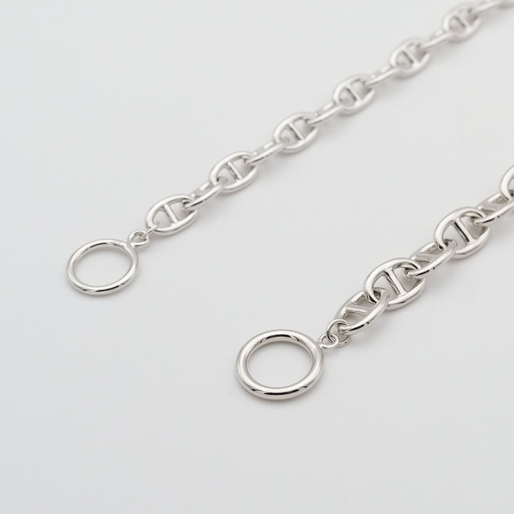 [Pair product] Chain bracelet<silver925> &amp; Lily Chaine bracelet <silver925></silver925></silver925>