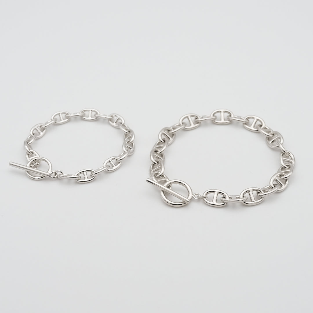 【ペア商品】Chaine bracelet & Lily Chaine bracelet 【SILVER925】