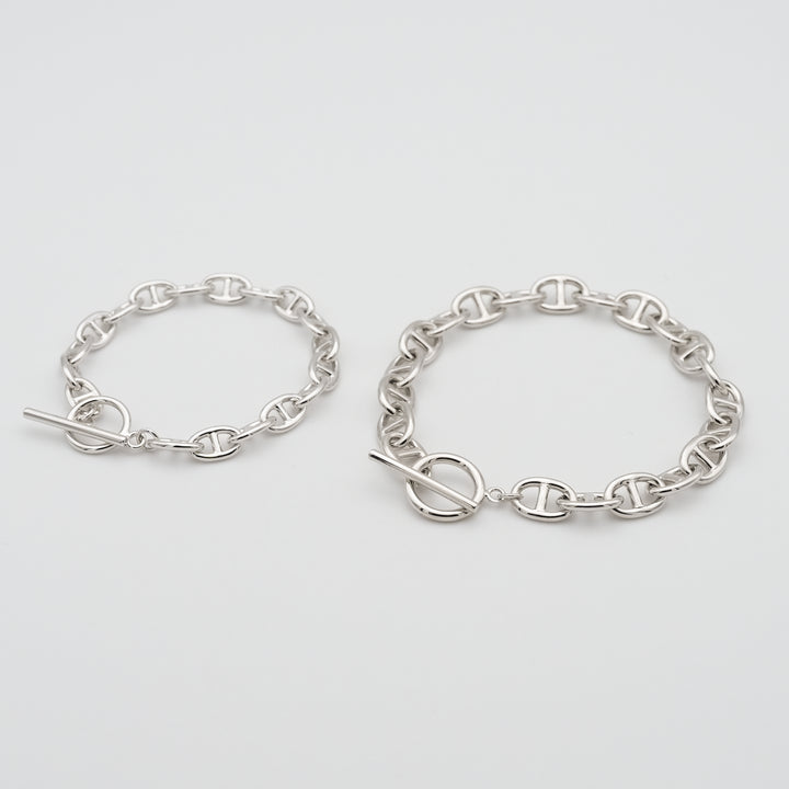 【ペア商品】Chaine bracelet & Lily Chaine bracelet 【BRASS】