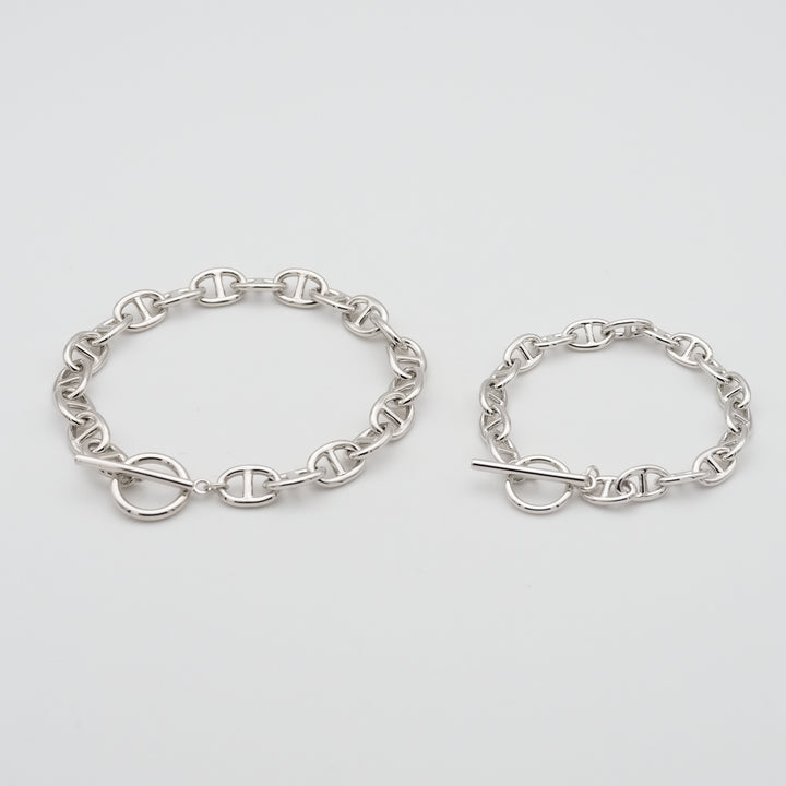 【ペア商品】Chaine bracelet & Lily Chaine bracelet 【SILVER925】