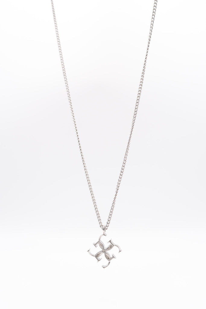 cross logo necklace【sand blast】 – GRAiL