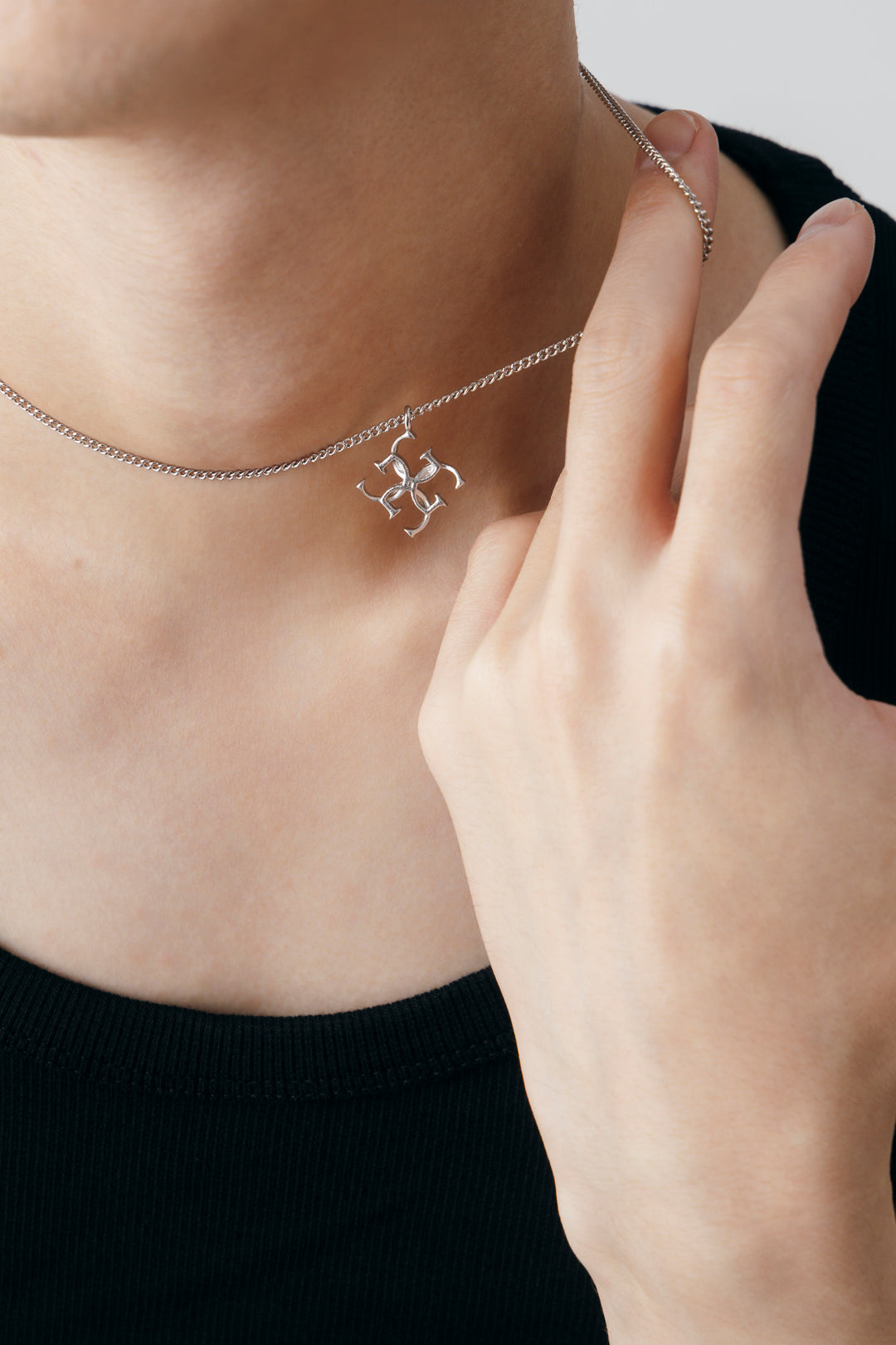 cross logo necklace【pair Item】