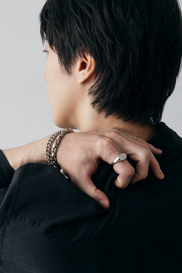 oval link bracelet【brass】