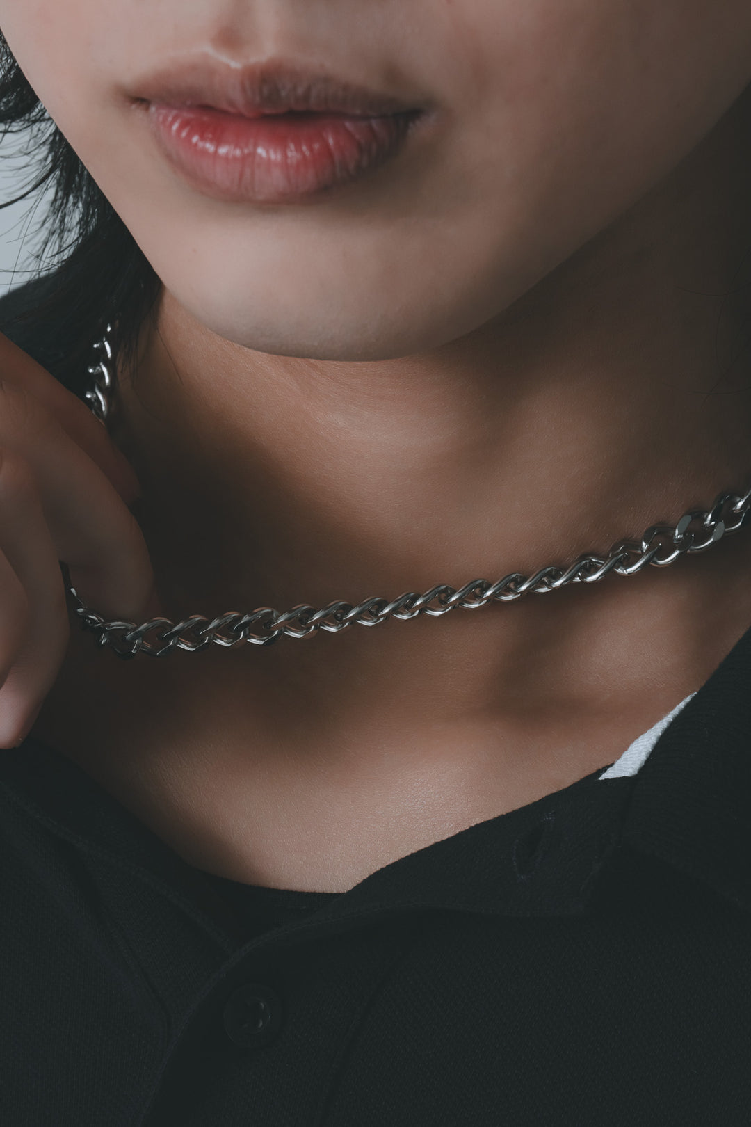 Signet Link necklace