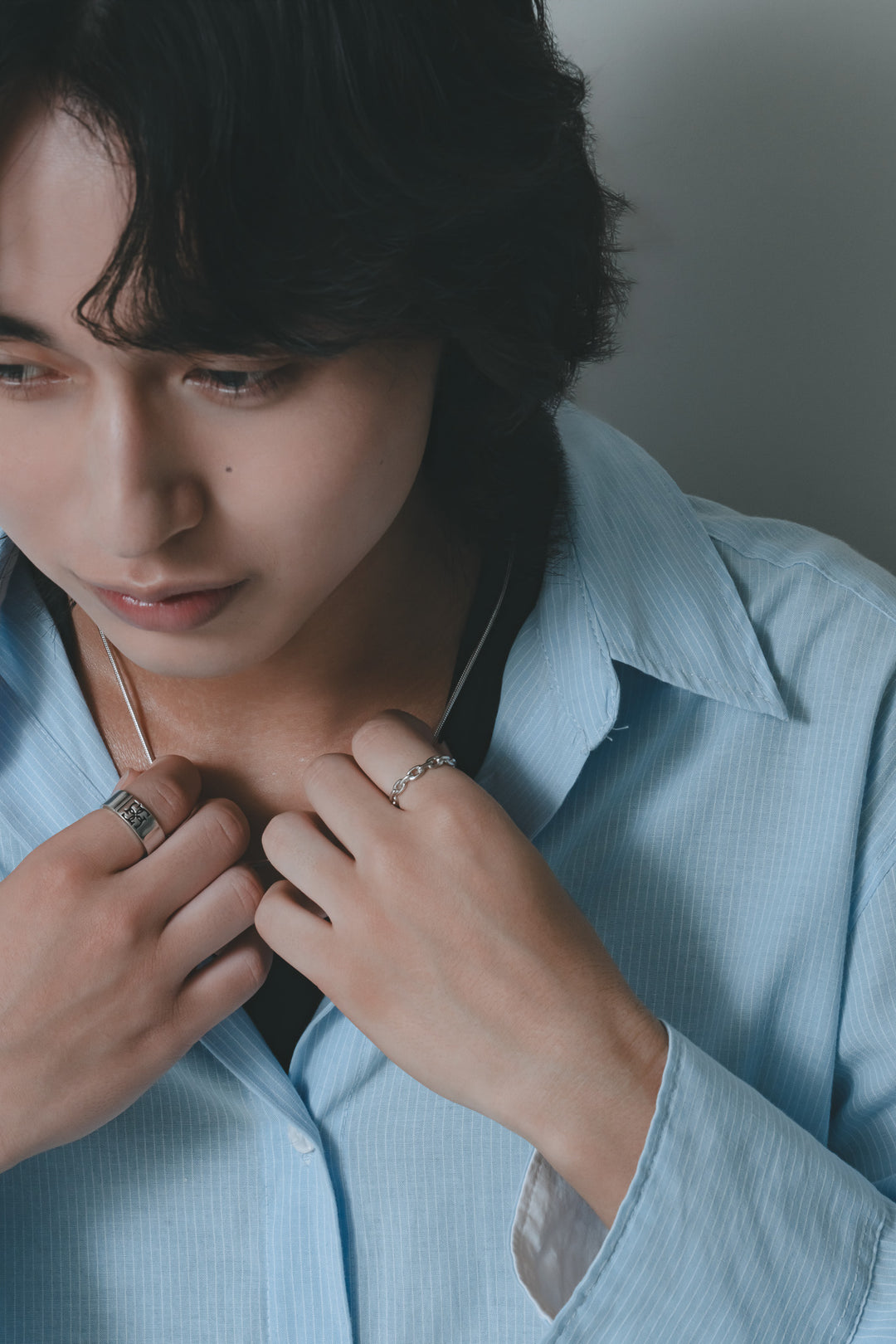 Linked chain ring【在庫わずか】