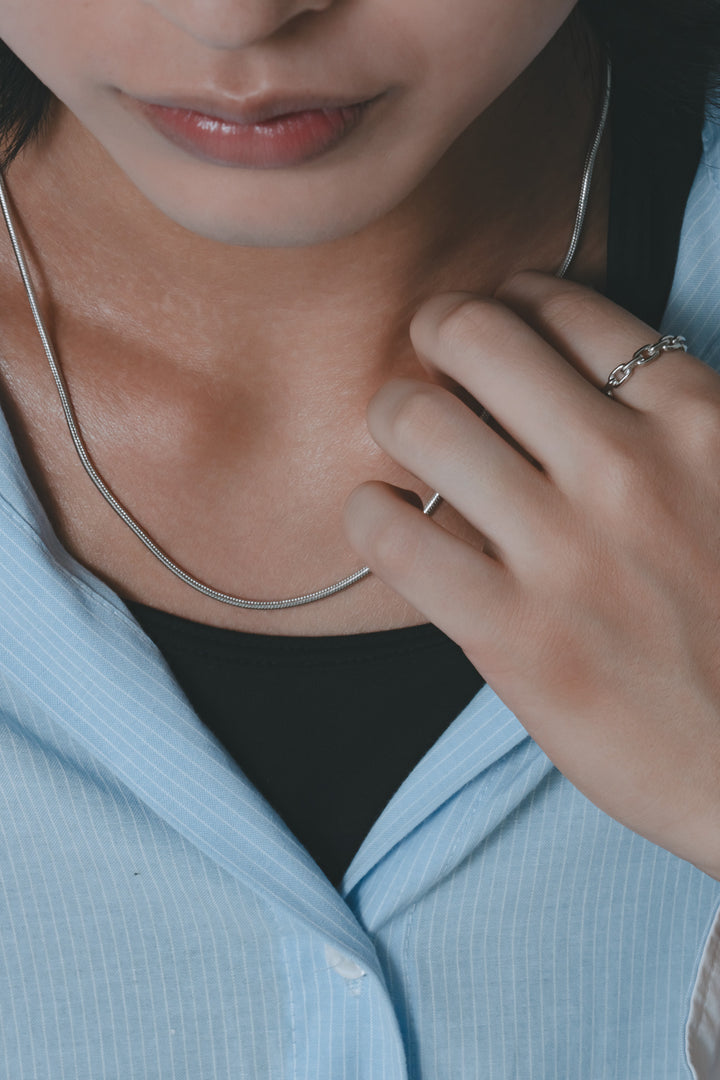 Linked chain ring【在庫わずか】
