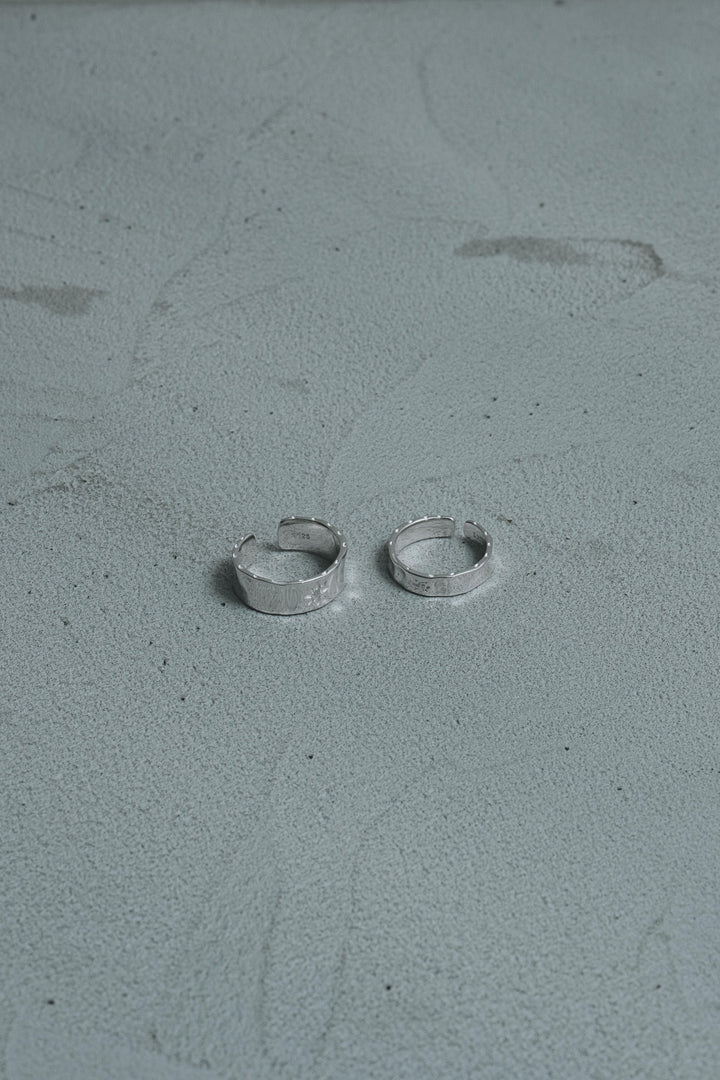 【Pair Item】Star signet ring