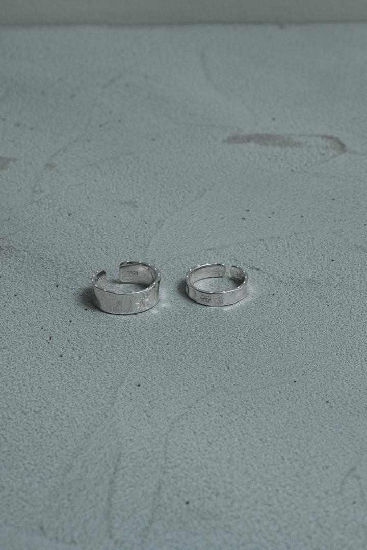 【Pair Item】Star signet ring