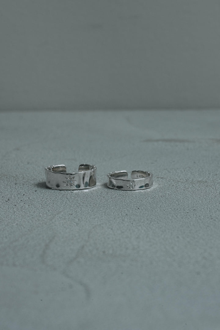 【Pair Item】Star signet ring